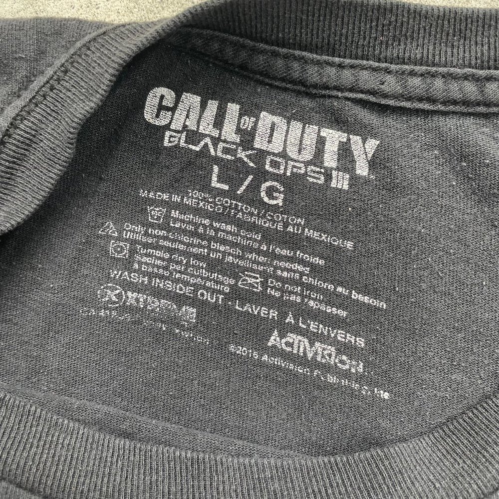 Call of Duty Black Ops T Shirt - size L - Picture 3 of 5